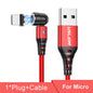 USLION 540 Rotate 5A Magnetic Cable Fast Charging Type C Cable Micro USB Magnet Charge Phone Data Line Wire For iphone 15 Xiaomi
