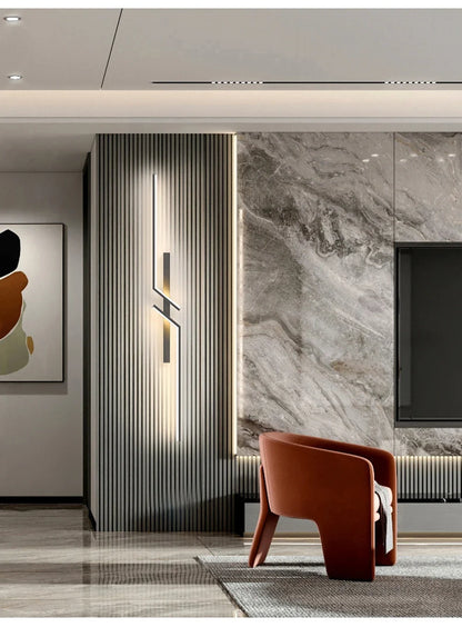 Modern LED Wall Lamp for Living Room TV Sofa Lobby Background  Bedroom Bedside Wall Lights Indoor Sconce Decor Lighting Fixture