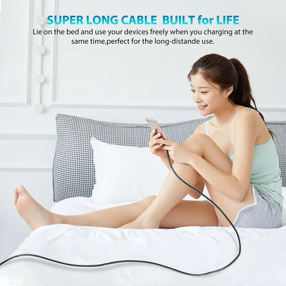 Type C to Type C Cable C to C PD 60W 3m 5m 8m 10-meter Extension Cable for iPhone 15 PRO MAX Plus Huawei Samsung Xiaomi OPPO