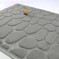 Mat Non Slip Carpets Cobblestone Embossed Bathroom Bath In Wash Basin Bathtub Side Floor Rug Shower Room Doormat Memory Foam 1Pc