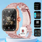 Smart watch with full touch screen, call, message reminder, music control and other functions, compatible with iPhone/android mo