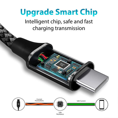 Type C to Type C Cable C to C PD 60W 3m 5m 8m 10-meter Extension Cable for iPhone 15 PRO MAX Plus Huawei Samsung Xiaomi OPPO