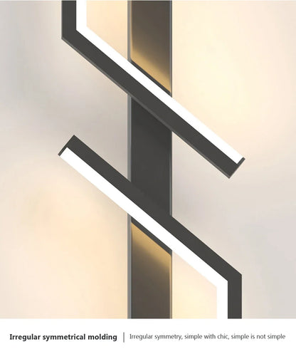 Modern LED Wall Lamp for Living Room TV Sofa Lobby Background  Bedroom Bedside Wall Lights Indoor Sconce Decor Lighting Fixture